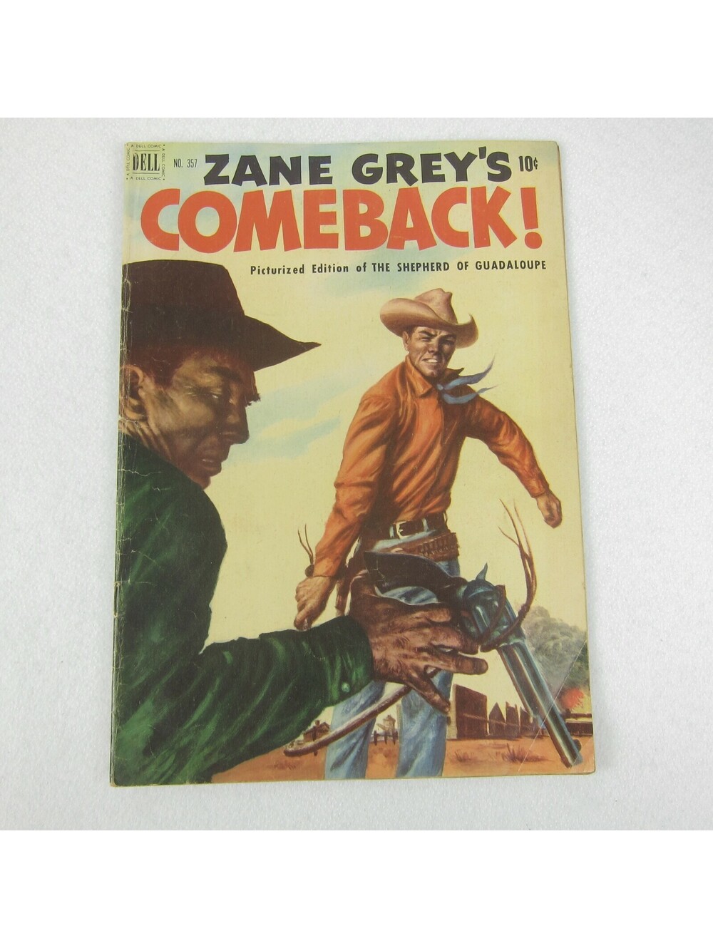 Vintage 1951 Zane Grey's Comeback Comic Book #357 Dell Western Golden Age RARE